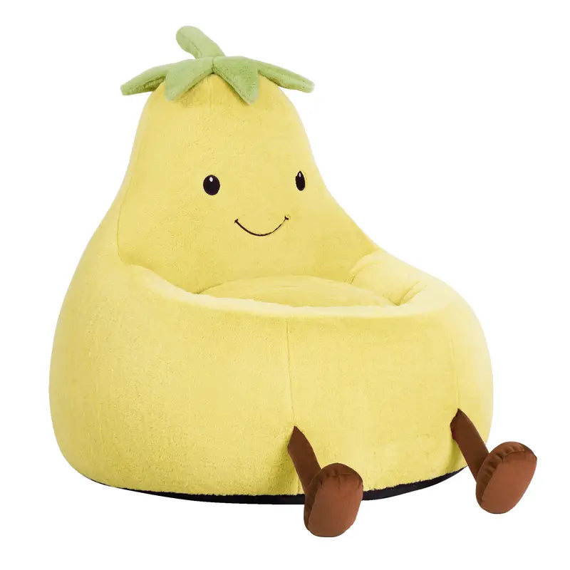 Novarase 31 in & 24 in Kids Memory Foam Bean Bag Chair - Ultra Soft Floor Sofa Furniture with Detach Wash Cover, Toddler Chair, Living Room/Playroom Essential, Cool Kids Gift
