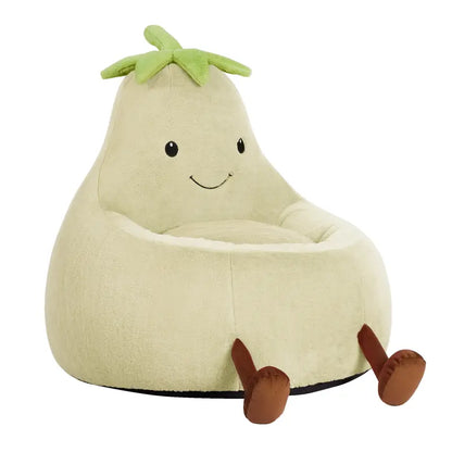 Novarase 31 in & 24 in Kids Memory Foam Bean Bag Chair - Ultra Soft Floor Sofa Furniture with Detach Wash Cover, Toddler Chair, Living Room/Playroom Essential, Cool Kids Gift