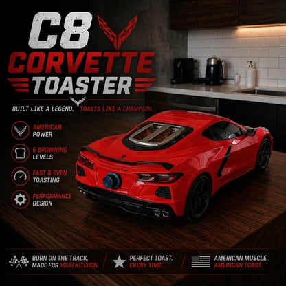 🎁Flash Sale 49% Off⏰️Sports Car Shaped Toaster — American Muscle Breakfast Legend